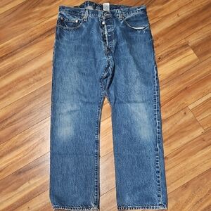 Levi's Blue Straight Jeans Classic Style